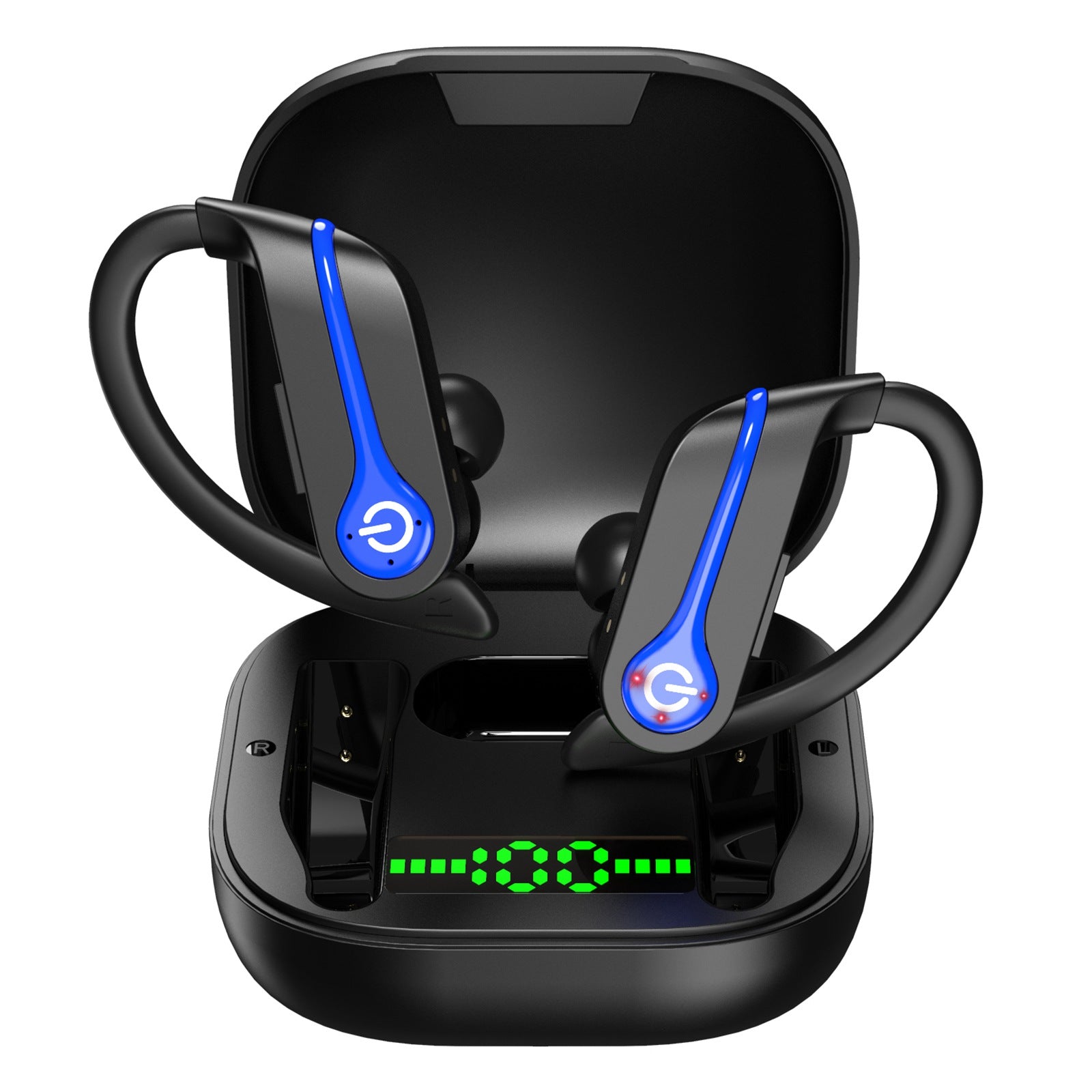 HBQ-Q62-9 Earphone TWS Wireless Bluetooth 5.0 Noise Reduction Low-Latency Ear Hook Design Headset Gaming Headphone HBQ-Q62-9 Earphone TWS Wireless Bluetooth 5.0 Noise Reduction Low-Latency Ear Hook Design Headset Gaming Headphone